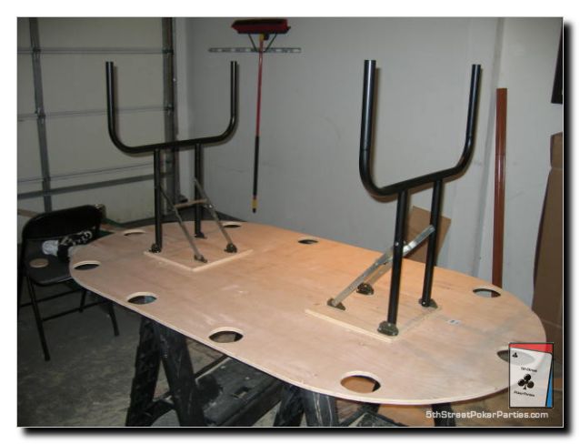 heavy duty folding poker table legs